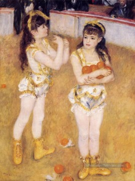 jongleurs au cirque fernando Pierre Auguste Renoir Peinture à l'huile